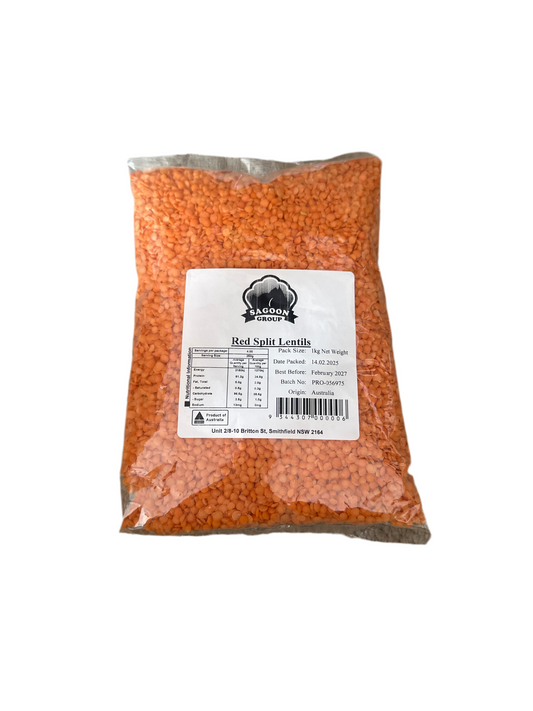 Red Split Lentils 1Kg