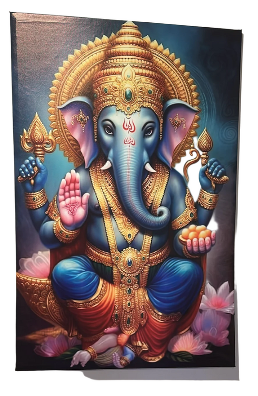 Ganesh Wall Mount Canvas