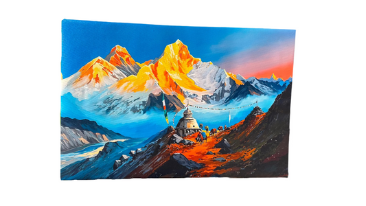 Mountains scene 90*60 cm