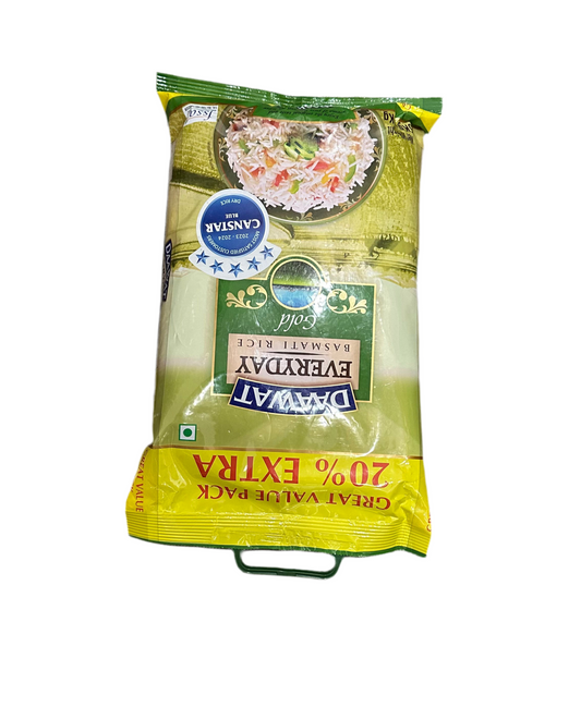 DAAWAT EVERYDAY BASMATI RICE 5+1 KG