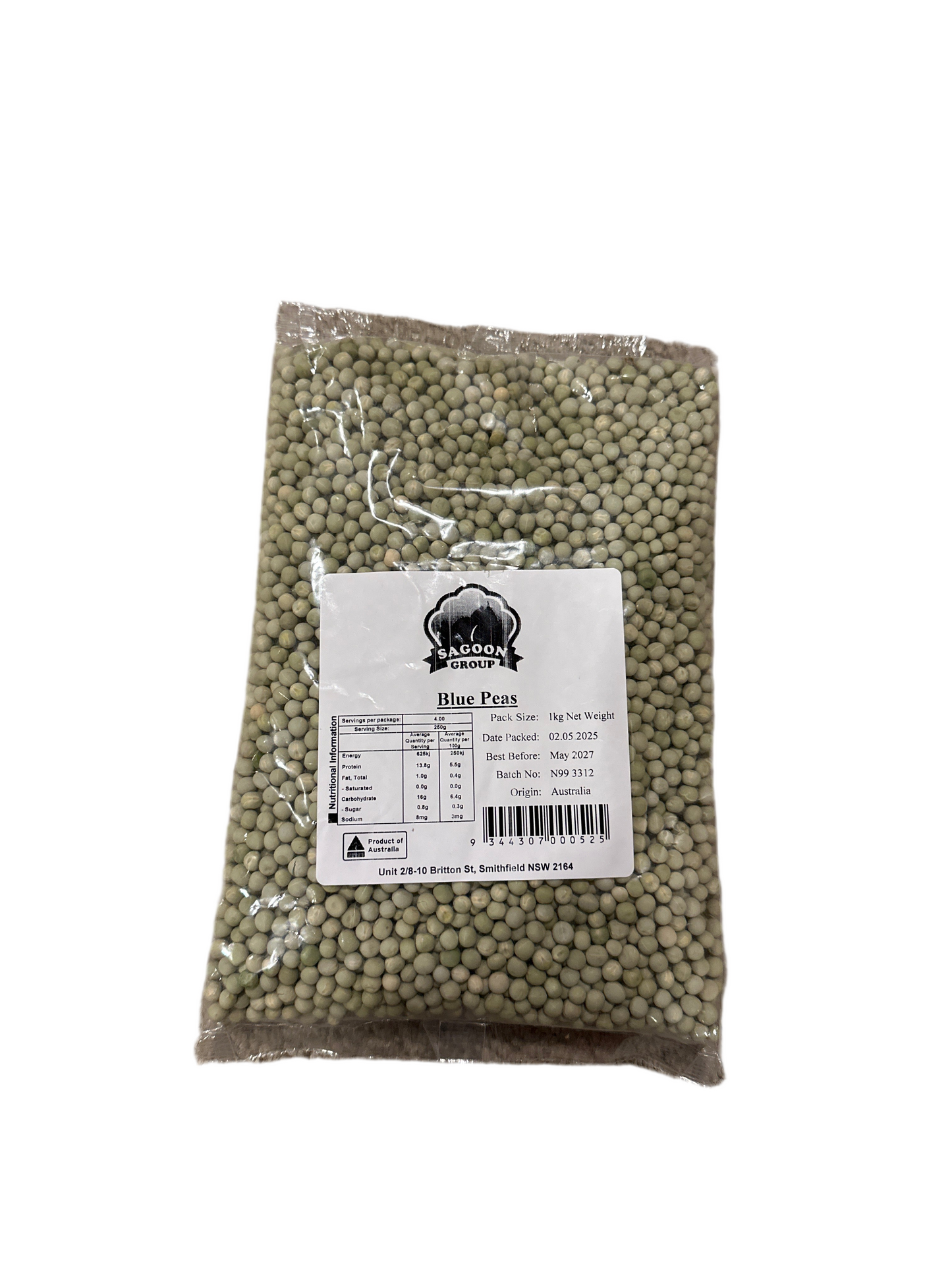 Blue Peas Whole 1 Kg